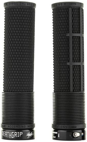 DMR DeathGrip Flangeless Grips Black Thin