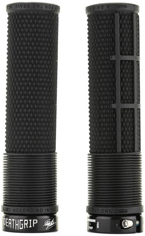 Halfords DMR Dmr Deathgrip Flangeless Grips Black Thin | Extra 8% off for BC Members