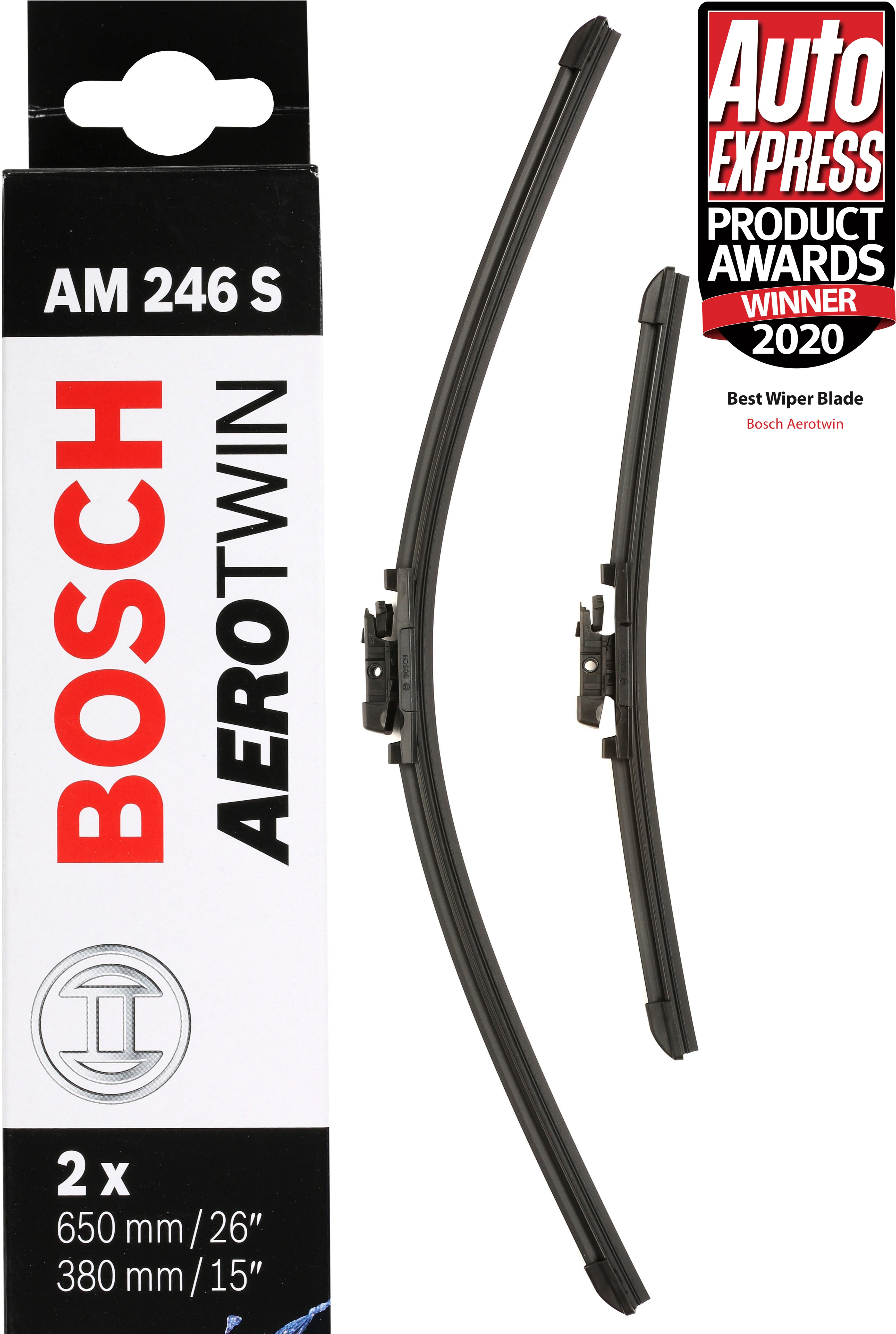 Bosch Am246S Wiper Blades - Front Pair