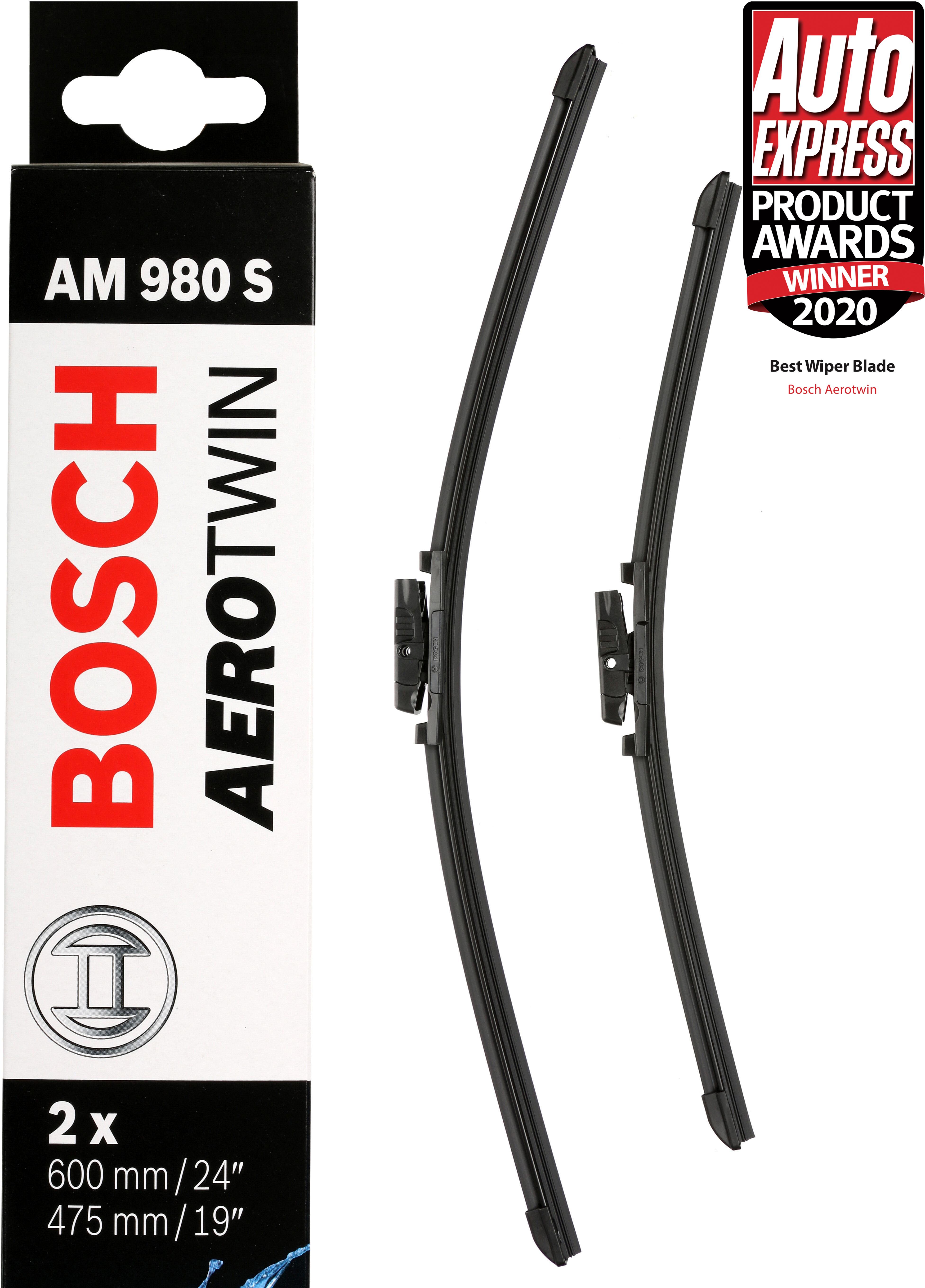 Bosch Am980S Wiper Blades - Front Pair
