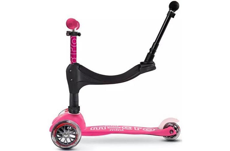 Mini Micro 3in1 Deluxe Plus Pink Kids Scooter Mini Micro 3in1 Deluxe Plus Pink Kids Scooter