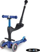 Halfords Mini Micro 3in1 Deluxe Plus Blue Kids Scooter | Extra 8% off for BC Members