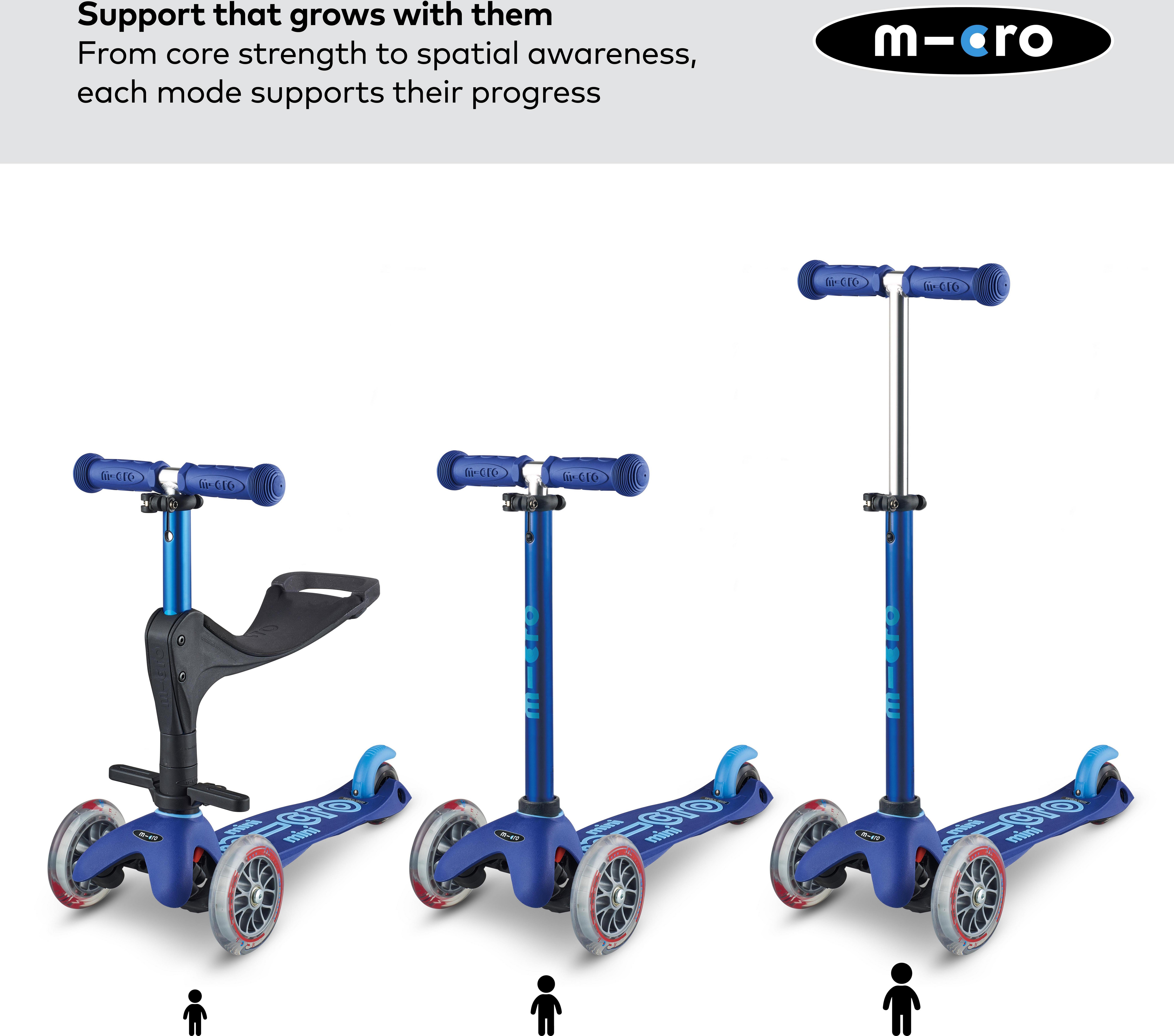 Mini Micro 3in1 Deluxe Plus Kids Scooter 12 Months +