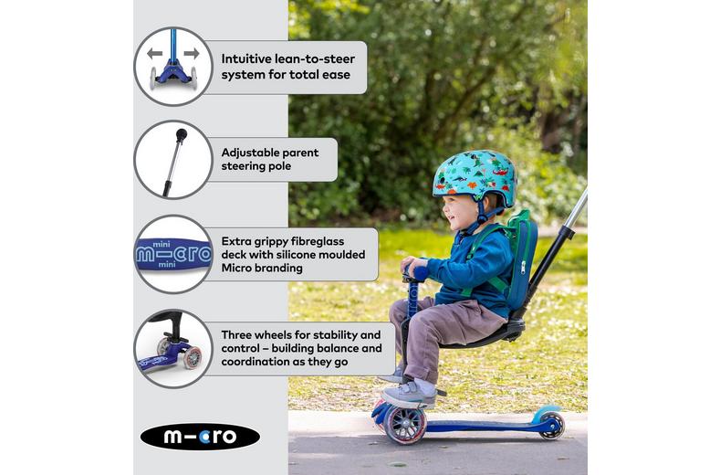 Mini Micro 3in1 Deluxe Plus Kids Scooter 12 Months + Mini Micro 3in1 Deluxe Plus Kids Scooter 12 Months +