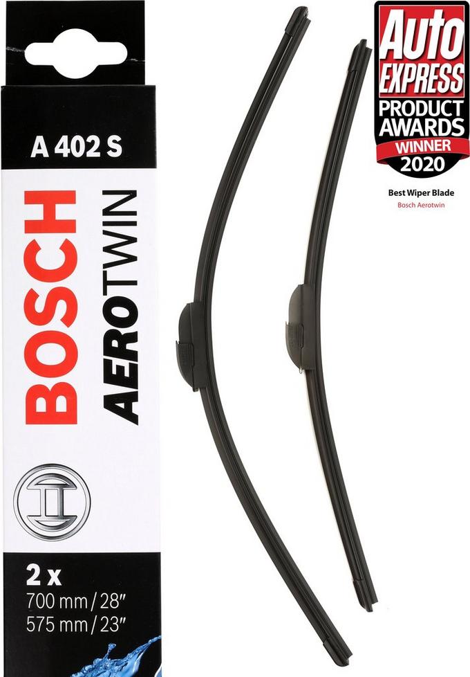 Bosch A402S Wiper Blades - Front Pair
