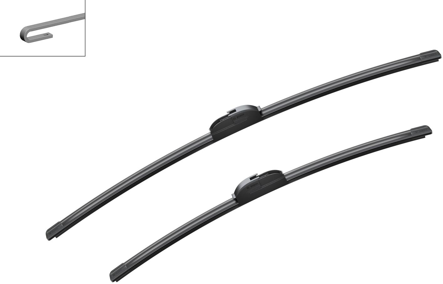 Bosch A402S Wiper Blades - Front Pair