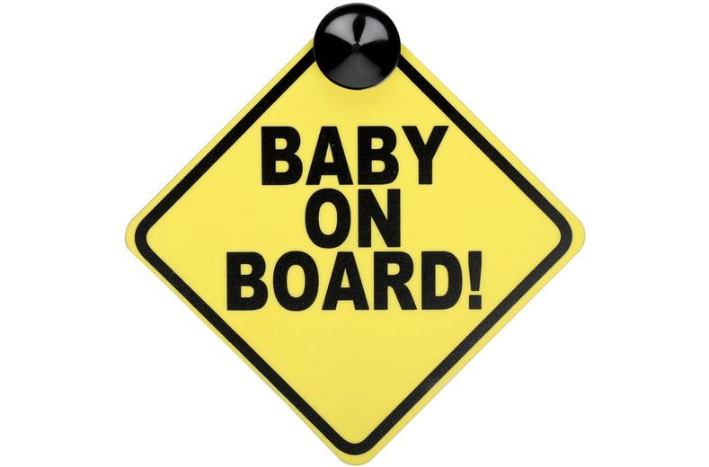 Halfords Baby on Board Sign Halfords Baby on Board Sign