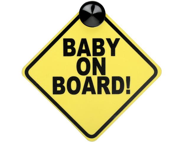 Baby on Board Sign Magnetic Sticker Car Van Pickup Boy Girl