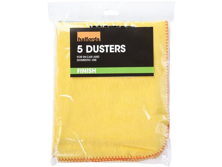 Halfords Dusters (Pack of 5)