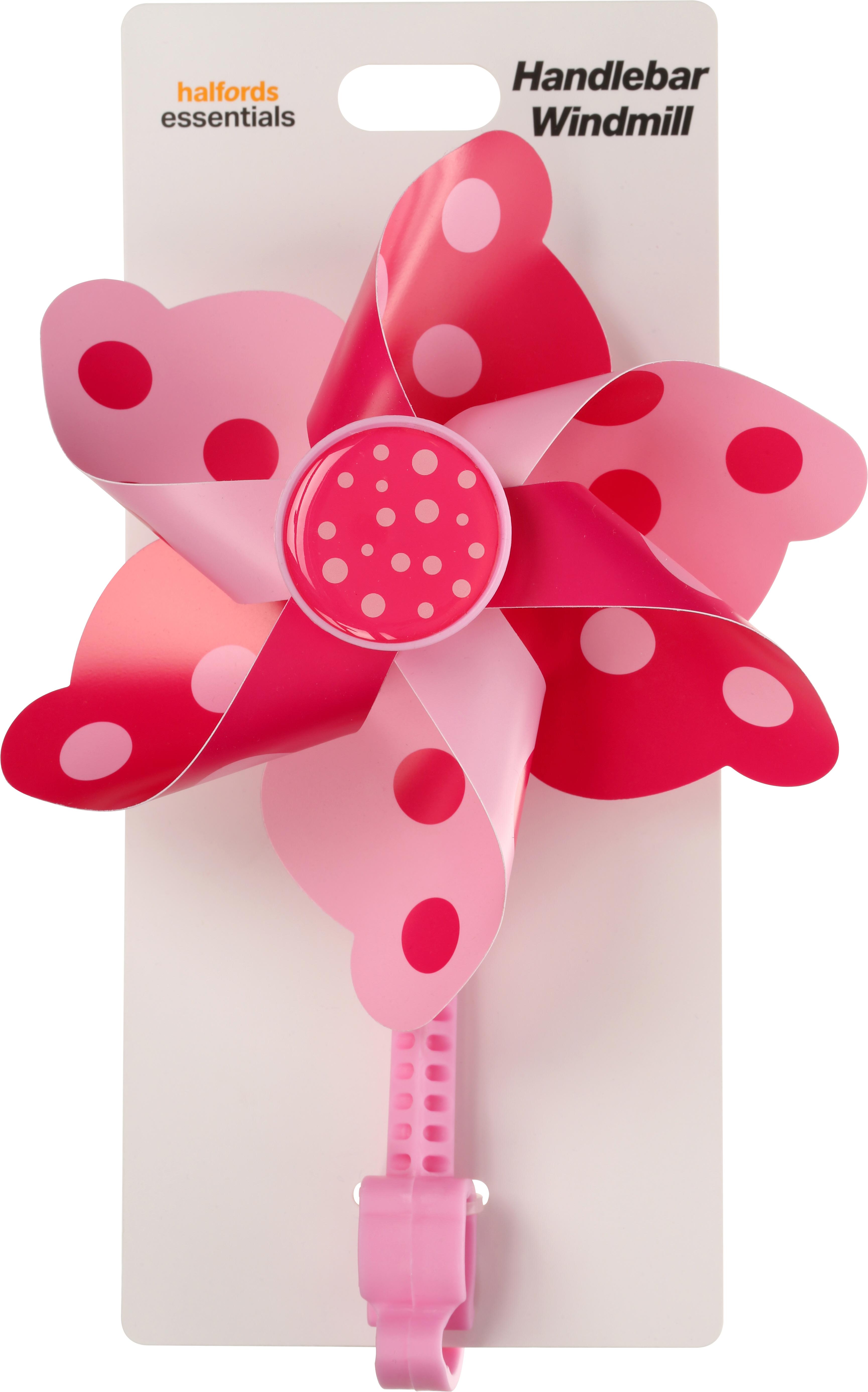 Halfords Essential Kids Bike Handlebar Windmill - Pink/Purple 239718