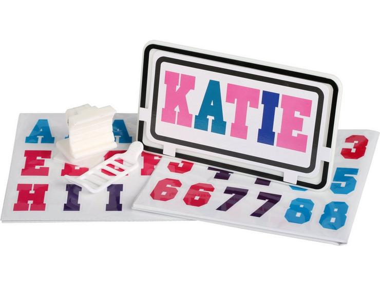 Halfords Essential Kids Bike Number Plate - Pink/Blue/Purple 239726