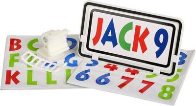 Halfords Essential Kids Bike Number Plate - Blue/Green/Red Halfords Essential Kids Bike Number Plate - Blue/Green/Red