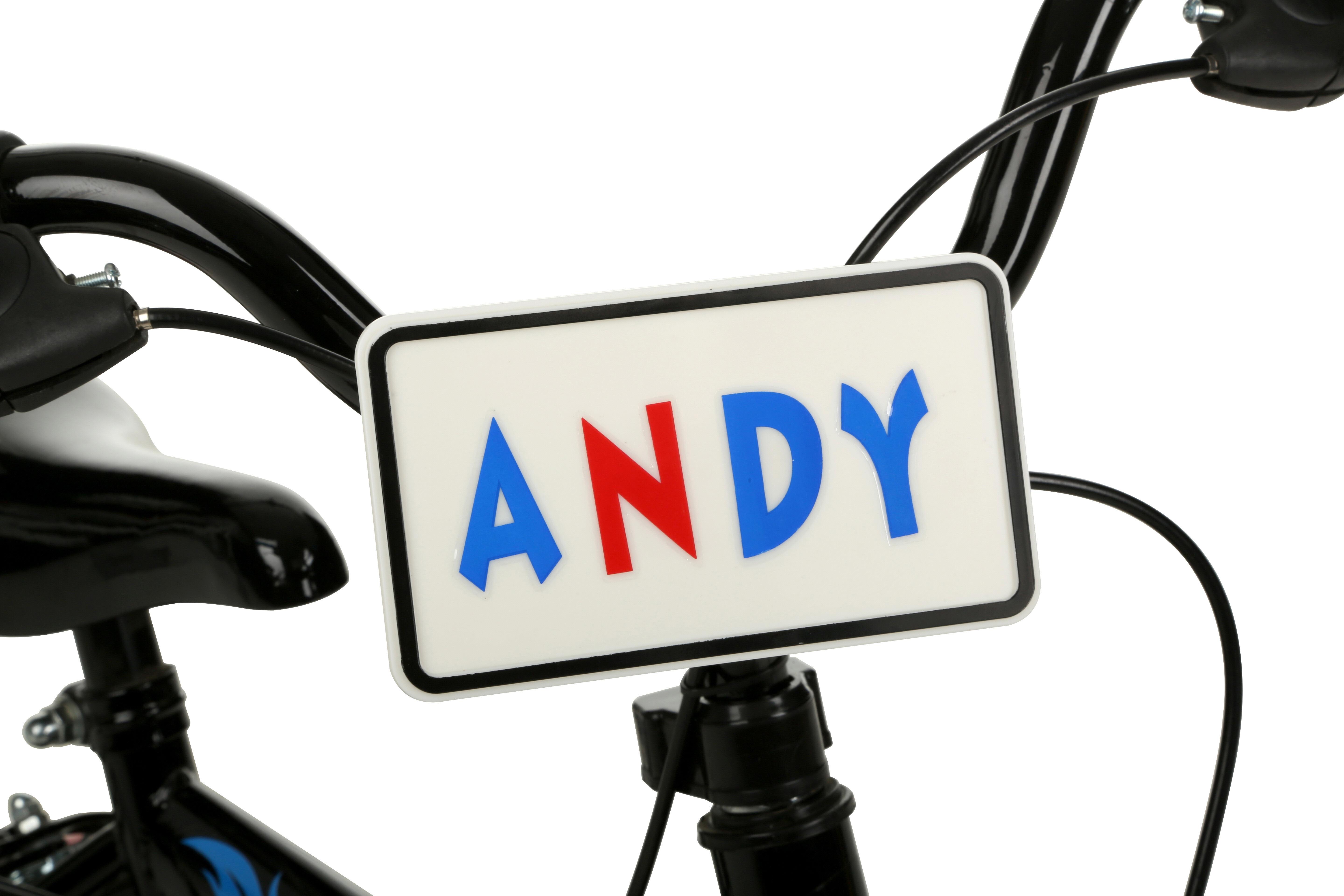 Halfords Essential Kids Bike Number Plate - Blue/Green/Red