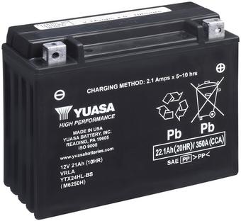 Yuasa YTX24HL 12V High Performance Maintenance Free VRLA Battery
