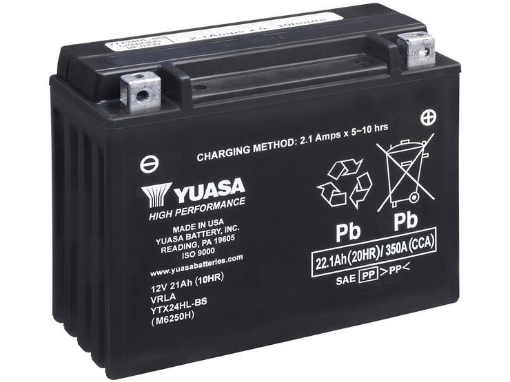 Yuasa YTX24HL-BS 12V High Performance Maintenance Free VRLA Battery