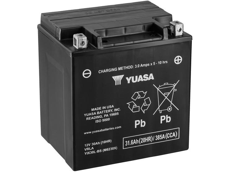 Yuasa YIX30L-BS 12V High Performance Maintenance Free VRLA Battery