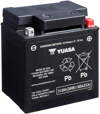 Yuasa YIX30L-BS-PW 12V High Performance Maintenance Free VRLA Battery