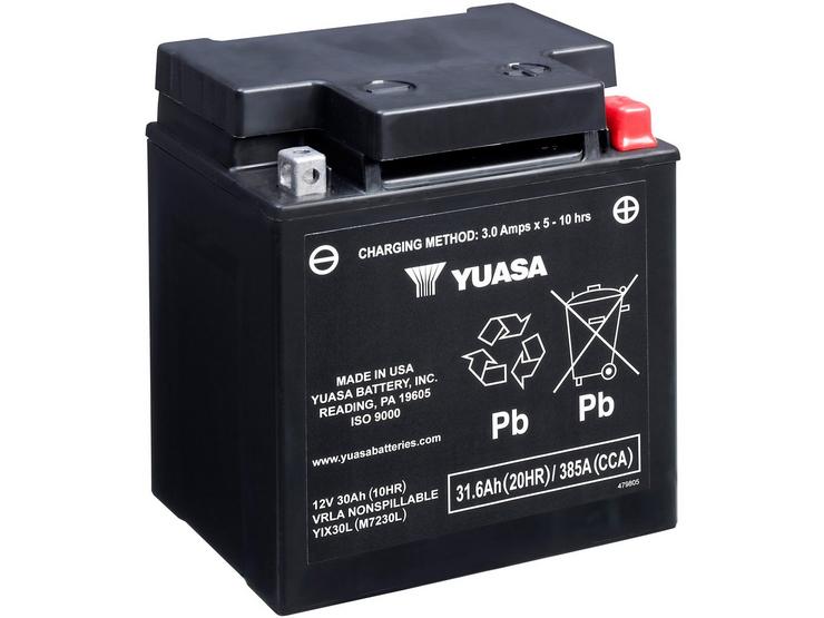 Yuasa YIX30L-BS-PW 12V High Performance Maintenance Free VRLA Battery