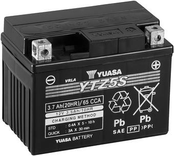 Yuasa YTZ5S 12V High Performance Maintenance Free VRLA Battery