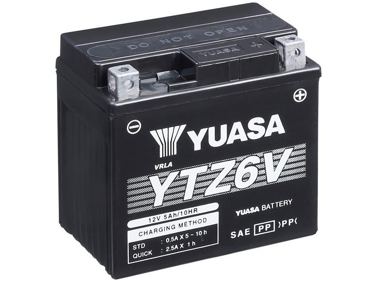 Yuasa YTZ6V 12V High Performance Maintenance Free VRLA Battery