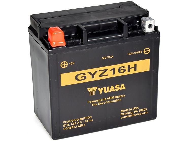 Yuasa GYZ16H 12V High Performance Maintenance Free VRLA Battery