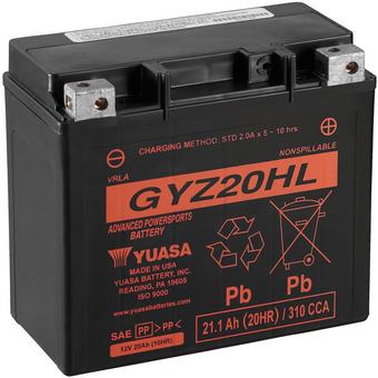 Yuasa GYZ20HL 12V High Performance Maintenance Free VRLA Battery