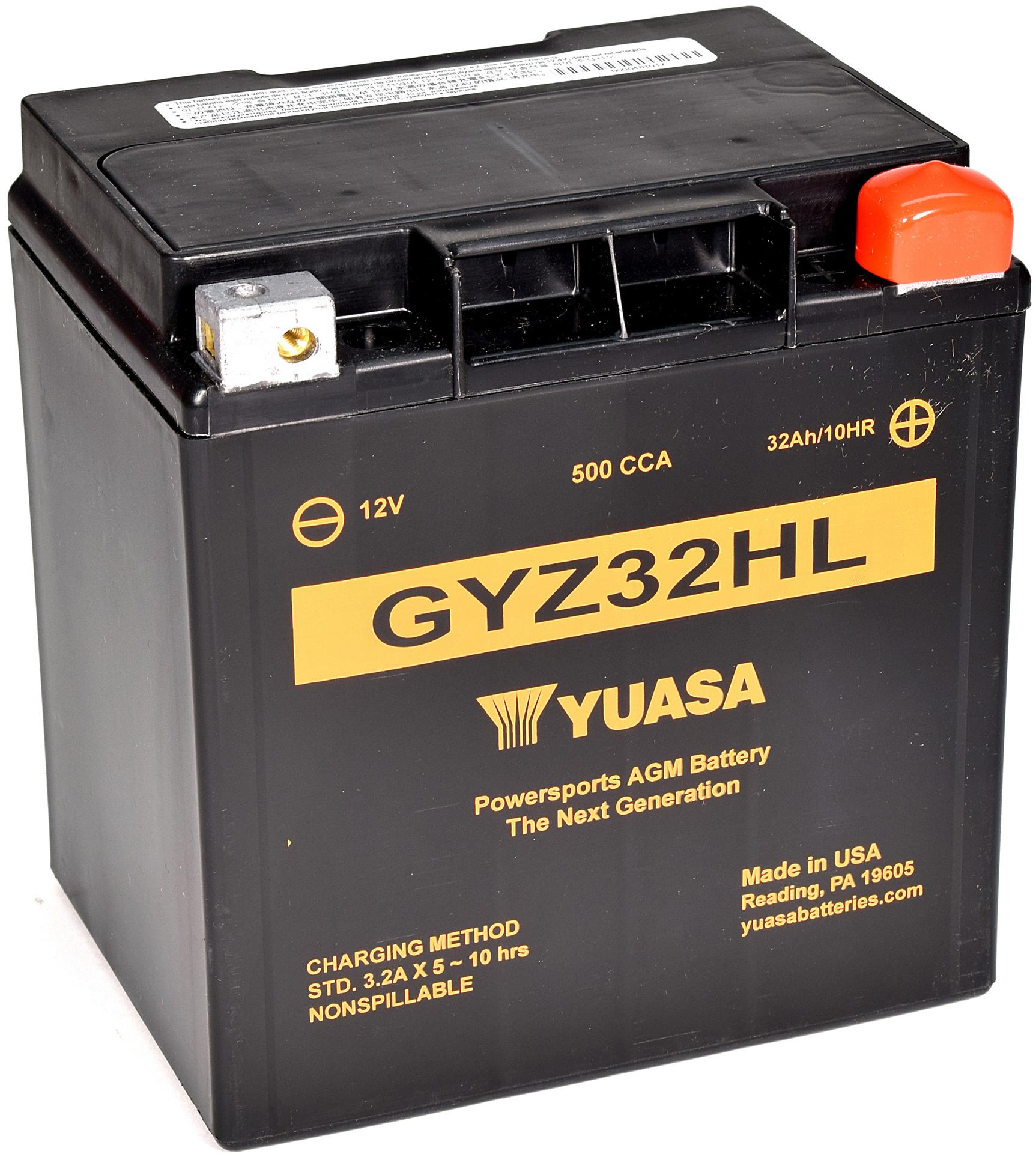 Yuasa Gyz32Hl 12V High Performance Maintenance Free Vrla Battery