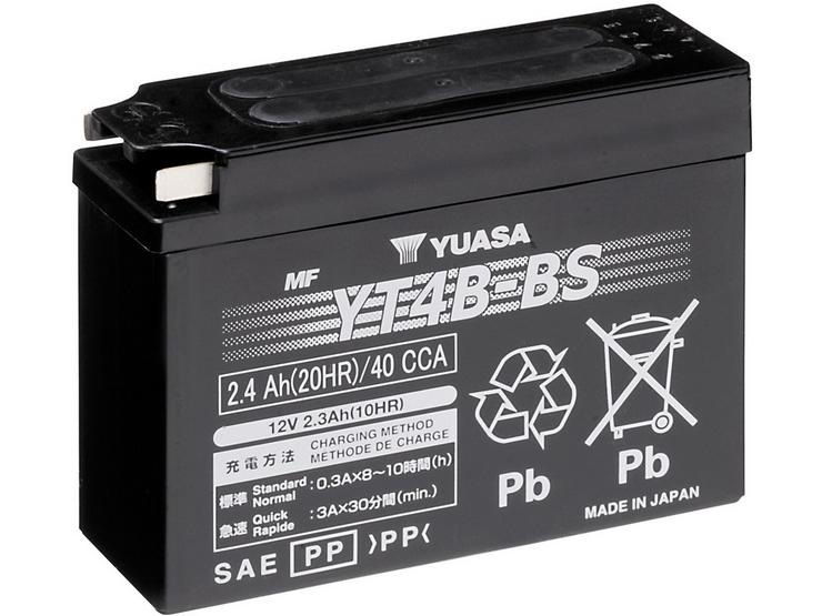 Yuasa YT4B-BS 12V Maintenance Free VRLA Battery