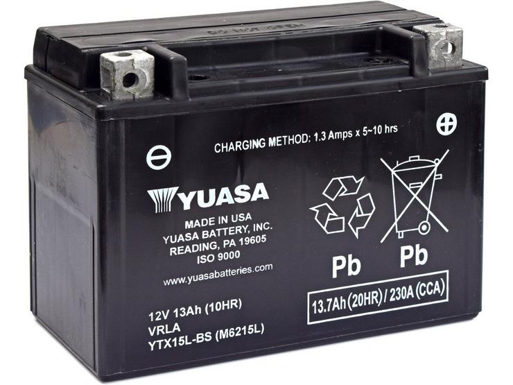 Yuasa YTX15L-BS 12V Maintenance Free VRLA Battery