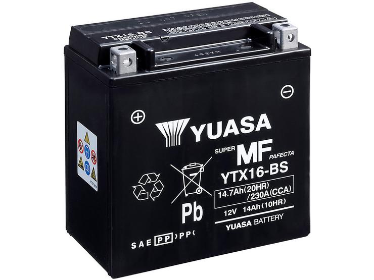 Yuasa YTX16-BS 12V Maintenance Free VRLA Battery