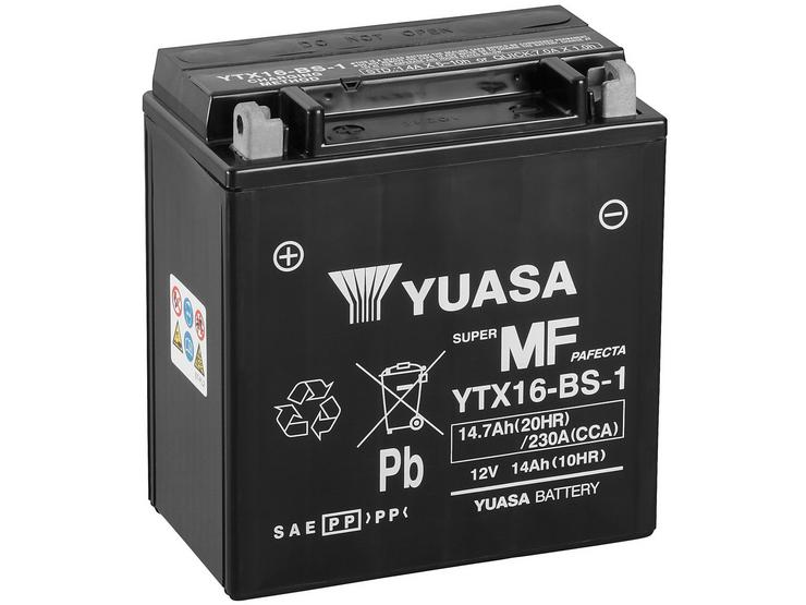 Yuasa YTX16-BS-1 12V Maintenance Free VRLA Battery