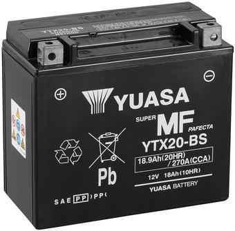 Yuasa YTX20-BS 12V Maintenance Free VRLA Battery