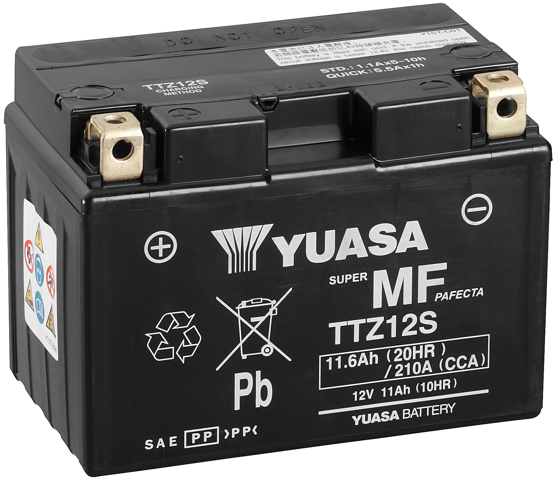 Yuasa Ttz12S 12V Maintenance Free Vrla Battery