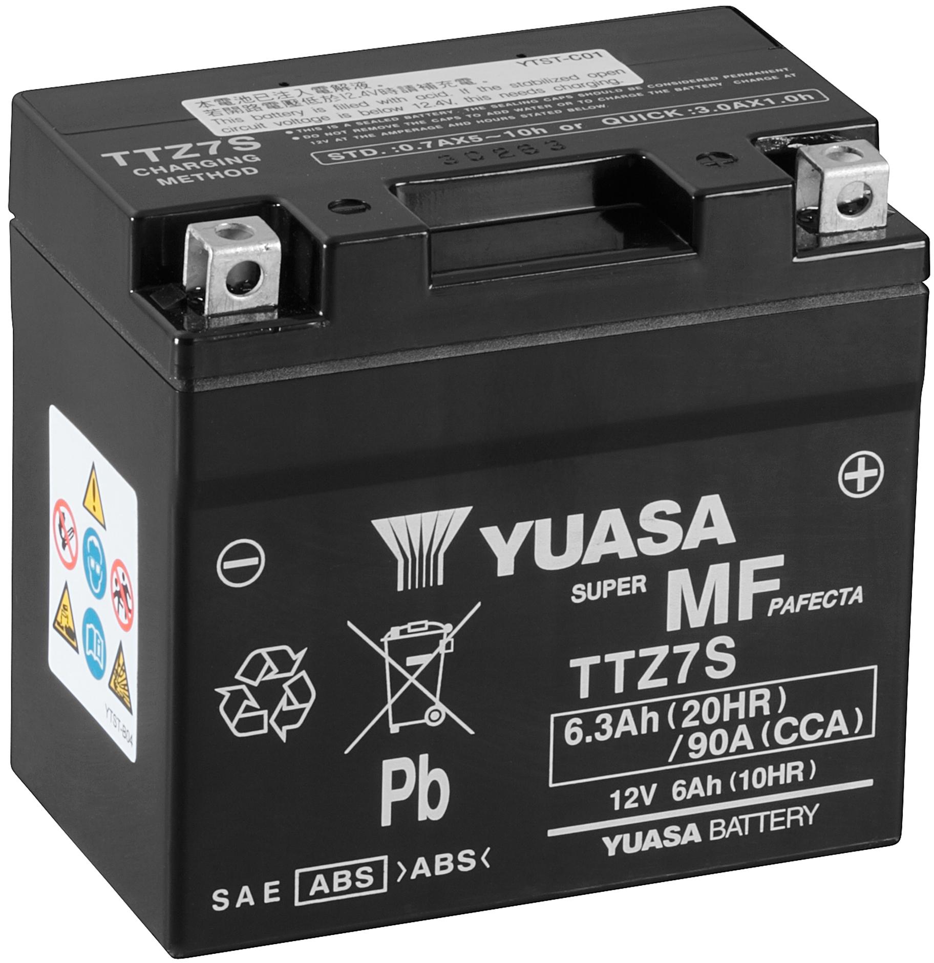 Yuasa Ttz7S 12V Maintenance Free Vrla Battery