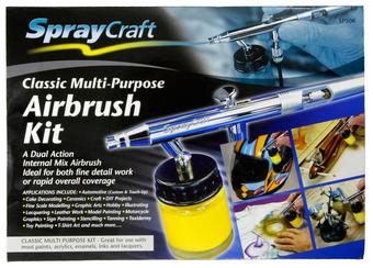 SprayCraft Classic Multi-Purpose Airbrush Kit