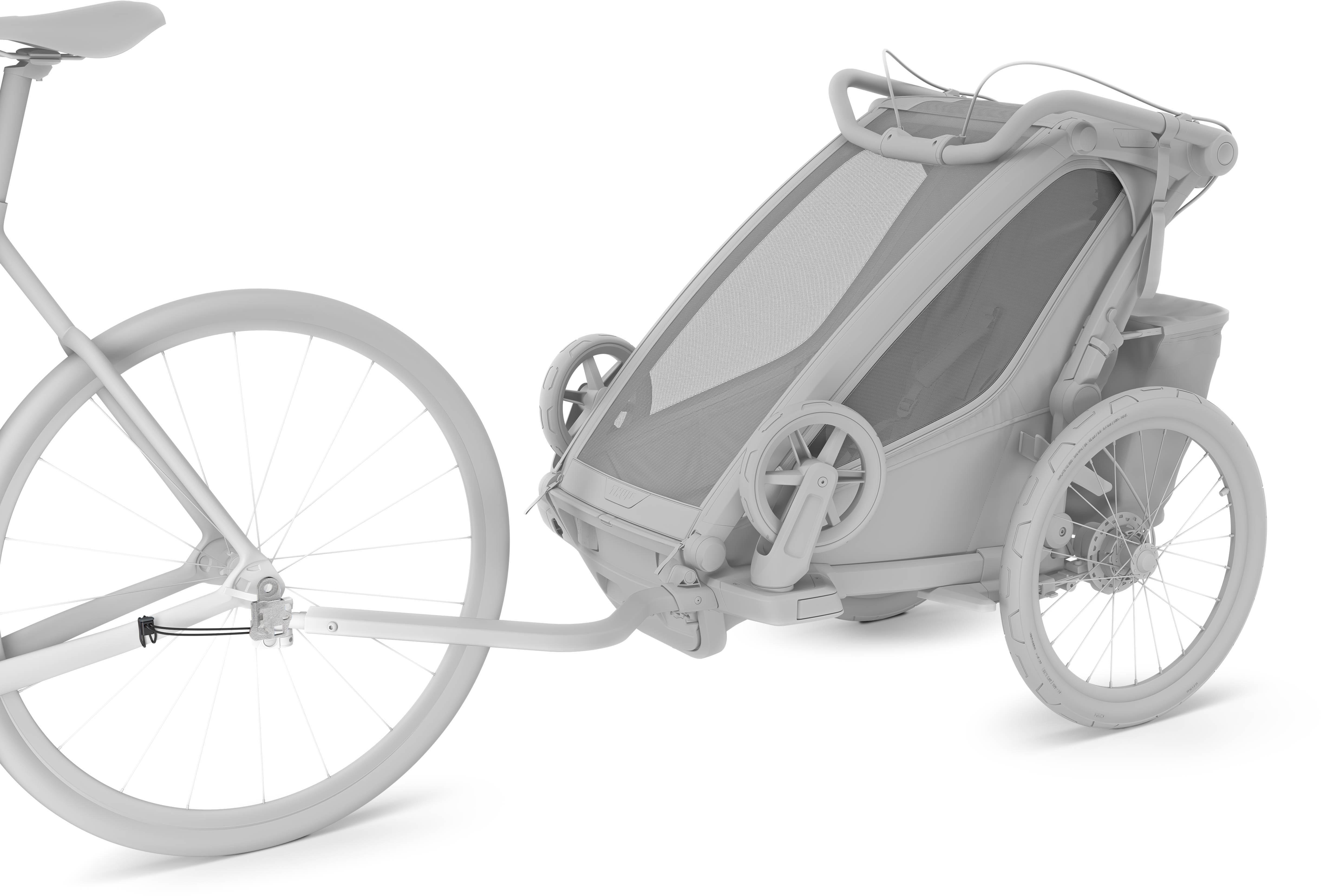 Thule Axle Mount ezHitch Plate with Quick Release Skewer