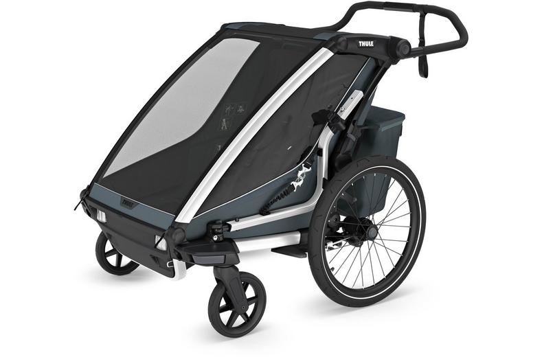 Thule Chariot Cross 2 Double Trailer Dark Slate Thule Chariot Cross 2 Double Trailer Dark Slate