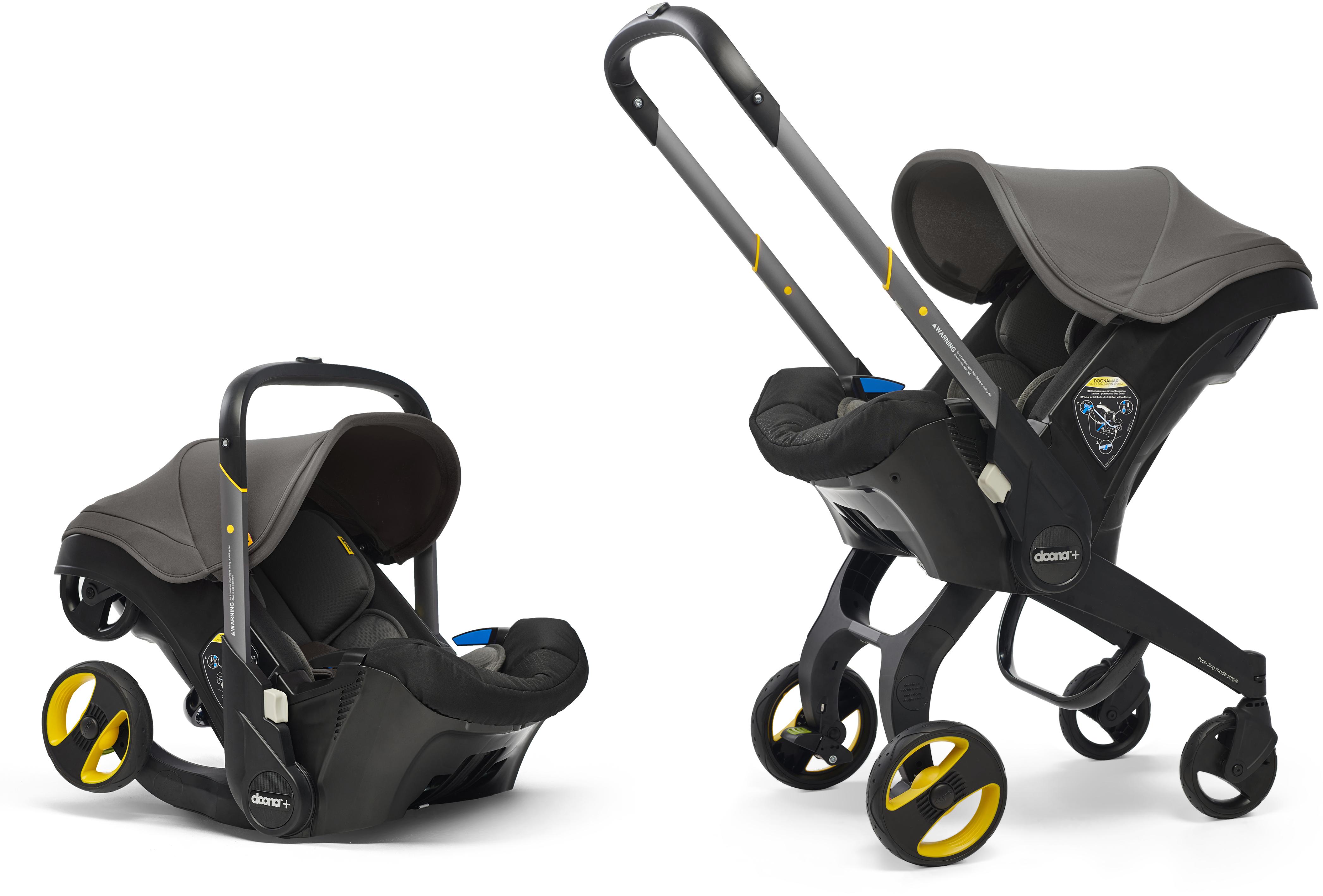 Doona+ Infant Car Seat And Stroller Travel System - Urban Grey