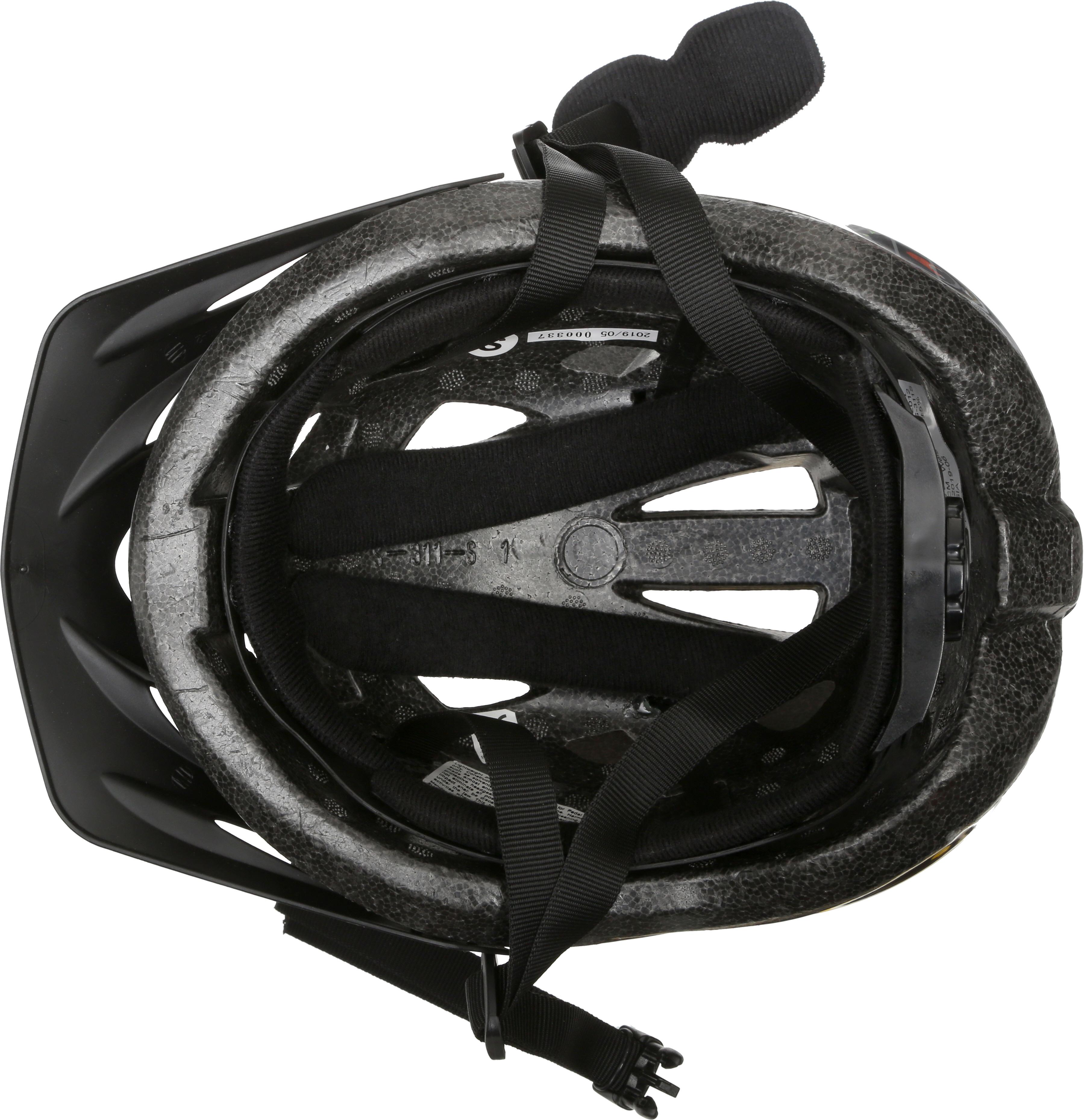 Halfords  Black & Grey Lines Junior Helmet, 52 - 56 cm