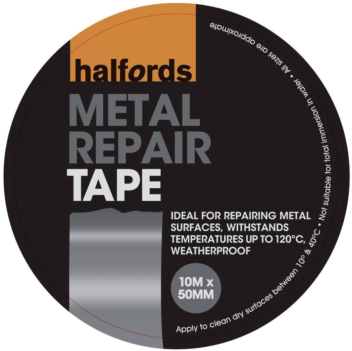 Halfords Metal Repair Tape 50Mm X 10M