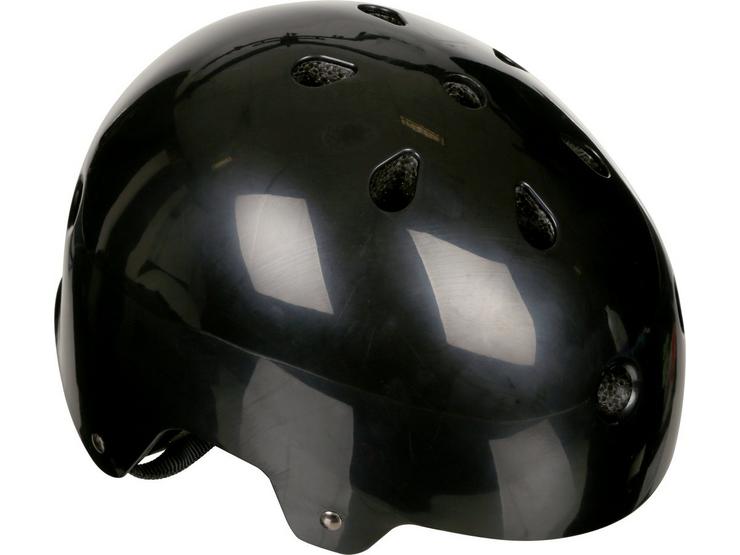 Halfords Essential ABS Kids Helmet - Black (48-54cm)