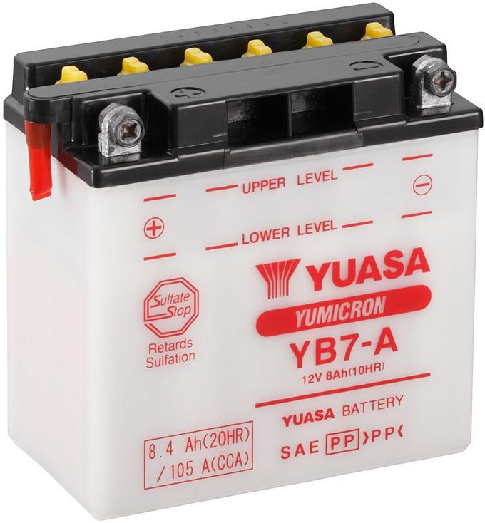 Yuasa YB7-A 12V YuMicron Battery | Halfords UK