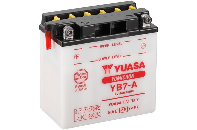 Yuasa YB7-A 12V YuMicron Battery Yuasa YB7-A 12V YuMicron Battery