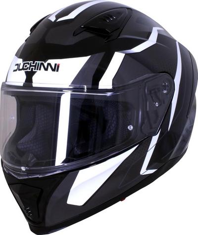 Duchinni D985 Helmet - Black/White M Duchinni D985 Helmet - Black/White M