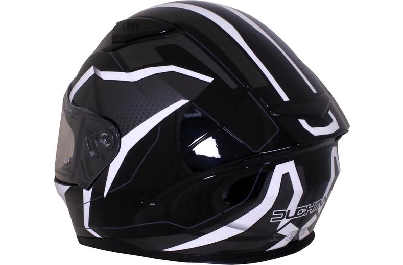 Duchinni D985 Helmet - Black/White M Duchinni D985 Helmet - Black/White M