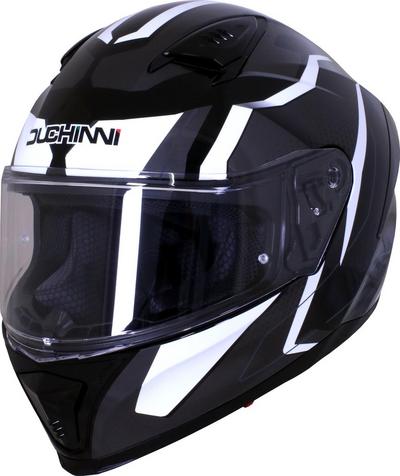 Duchinni D985 Helmet - Black/White L Duchinni D985 Helmet - Black/White L