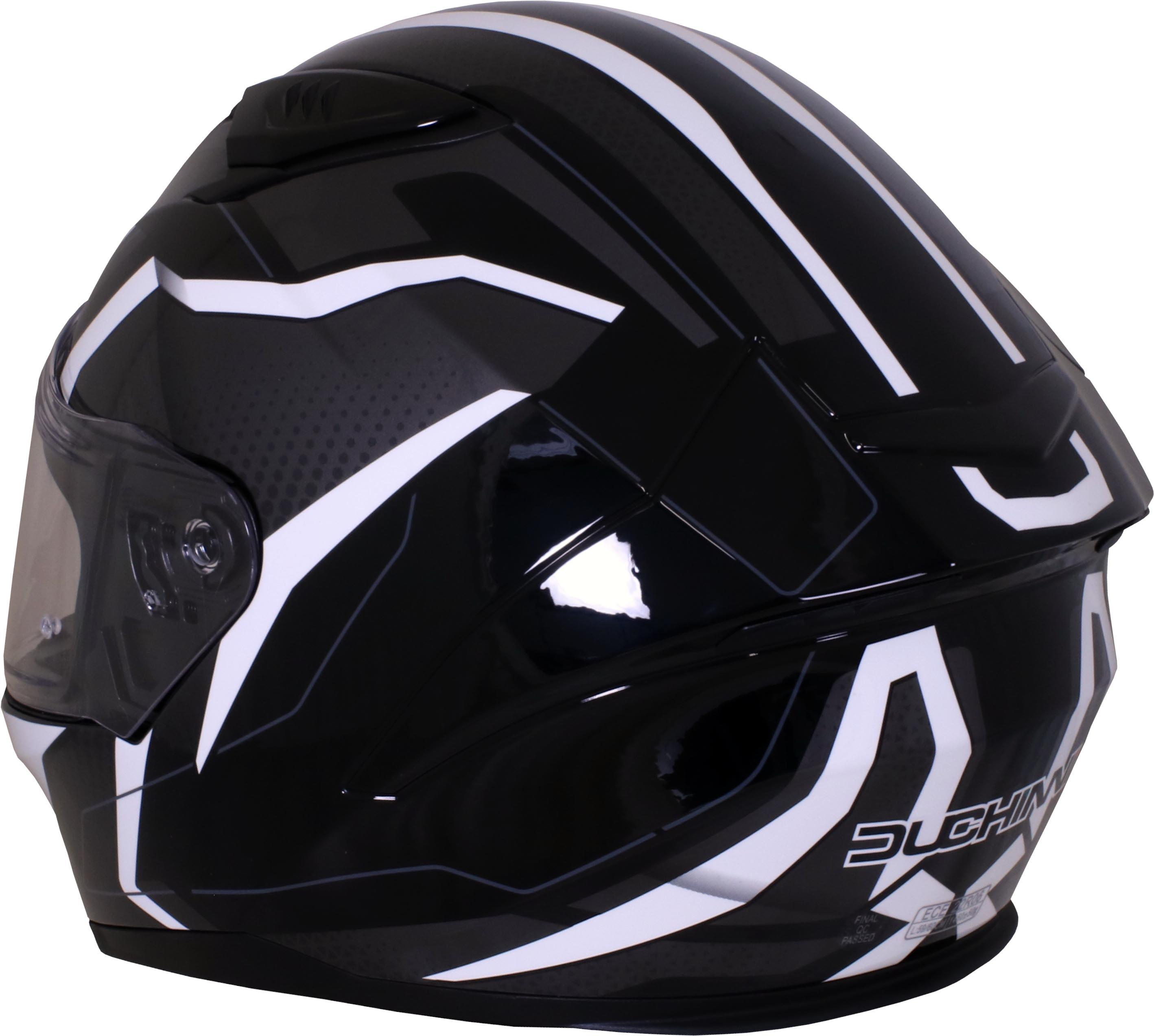Duchinni D985 Helmet - Black/White L