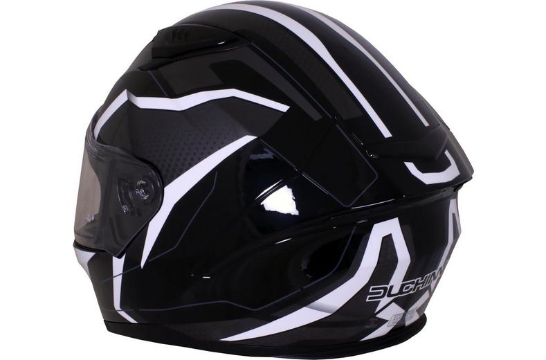 Duchinni D985 Helmet - Black/White L Duchinni D985 Helmet - Black/White L
