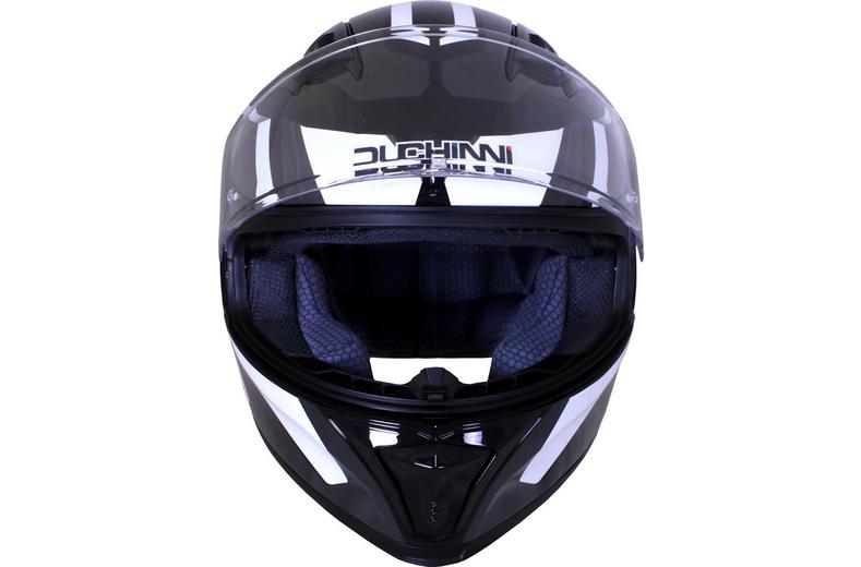 Duchinni D985 Helmet - Black/White L Duchinni D985 Helmet - Black/White L
