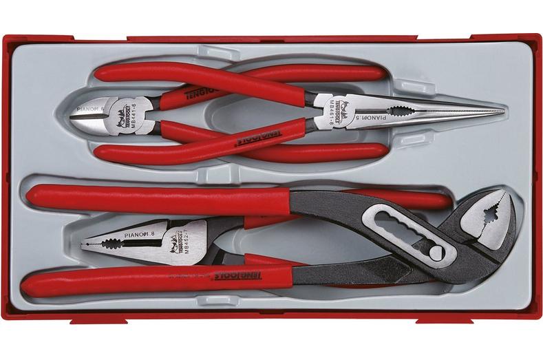Plier Set Vinyl Grip TT1 4 Pieces Plier Set Vinyl Grip TT1 4 Pieces